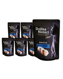 DOLINA NOTECI Premium Junior plicuri hrană pentru pisoi 10x85 g cod și sardine
