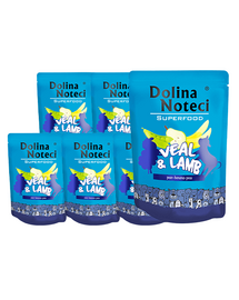 Hrană umedă câini vițel și miel 10x300 g DOLINA NOTECI SuperFood