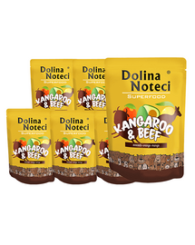 Hrană umedă câini cangur și vită DOLINA NOTECI SuperFood 10x300 g
