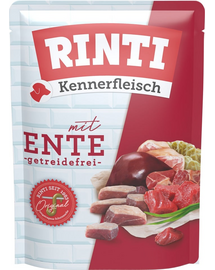 RINTI Kennerfleisch rață 400 g hrană câini adulți