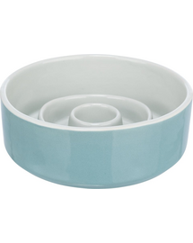Slow Feeding Miska ceramiczna szaro/niebieska 0.45 l