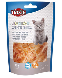Przysmak Junior Salmon Clouds chmurki z łososiem 40 g