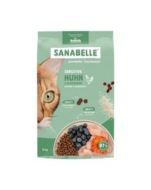 SANABELLE Sensitive hrană pentru pisici cu sistem digestiv sensibil cu pui, 8 kg