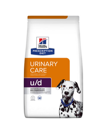 HILL'S Prescription Diet Canine U/D Urinary Care hrana dietetica pentru caini cu afectiuni rezultate din urolitiaza 10 kg