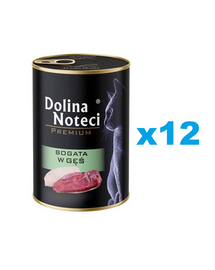 DOLINA NOTECI Premium hrană pentru pisici 12x400 g gâscă