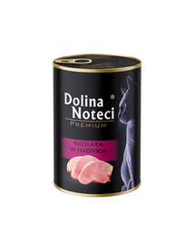DOLINA NOTECI Premium Bogată în curcan hrană pisică adultă 400 g