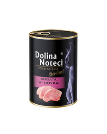 DOLINA NOTECI Premium Sterilised hrană pisici sterilizate 400 g curcan