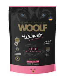 WOOLF Ultimate Soft Adult Dog pește cu somon 1 kg hrană semi-umedă fără cereale pentru câini adulți