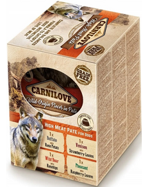 CARNILOVE Meat Pate Multipack Adult 4x300g hrană umedă câini adulți