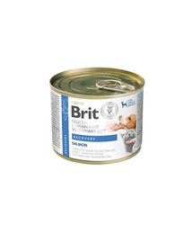 BRIT Veterinary Diet Grain Free Recovery 200 g somon și ficat de pui pentru câini și pisici în perioada de recuperare