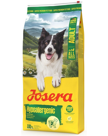 JOSERA Hypoallergenic Adult 12,5kg hrană fără cereale câini sensibili, cu insecte