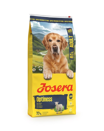 JOSERA Adult Optiness 12,5 kg hrană miel și orez câini talie medie și mare