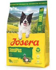 JOSERA SensiPlus 3kg hrană câini cu rață pentru sistem digestiv sensibil
