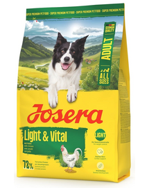 JOSERA Light Vital 3kg hrană câini adulți controlul greutății