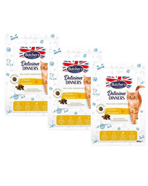 BUTCHER'S Functional Cat Sensitive dla wrażliwych kotów z kurczakiem 3x800 g
