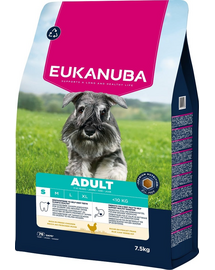EUKANUBA Adult Small Breeds Chicken 7,5 kg hrană câini rase mici, bogată în pui proaspăt