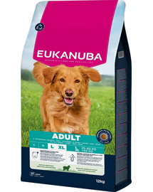 EUKANUBA Adult Large Breeds Lamb & Rice 12 kg hrană câini mari cu miel și orez