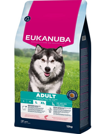 EUKANUBA Adult Large Breeds Salmon Barlej 12 kg hrană câini mari, bogată în somon și orz