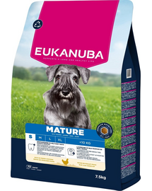 EUKANUBA Mature Small Breeds Chicken 7,5 kg hrană câini maturi rase mici, bogată în pui proaspăt