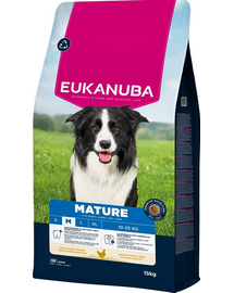 EUKANUBA Mature Medium Chicken 15 kg hrană câini maturi