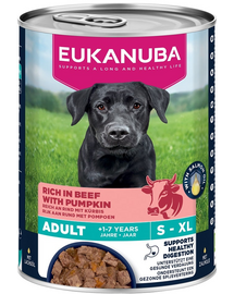EUKANUBA Life Care Adult Rich in Beef 400 g pate pentru câini bogat în vită și dovleac