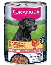 EUKANUBA Life Care Senior Rich in Turkey 400 g pate seniori bogat în curcan și morcov