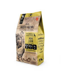 WIEJSKA ZAGRODA Hrana uscata caine talie medie, curcan si gasca M 2 kg