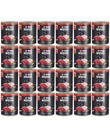 PAN MIĘSKO Curcan cu cerb hrană umedă pentru câini 24x800 g