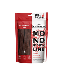 WIEJSKA ZAGRODA benzi moi monoproteice cu vită pentru câini 100 g
