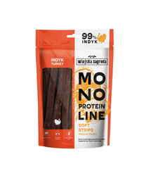 WIEJSKA ZAGRODA benzi moi monoproteice cu curcan pentru câini 100 g