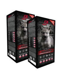 ALPHA SPIRIT Puppy hrană moale cățeluși 2x9kg