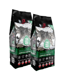ALPHA SPIRIT Free range Duck cu rață 2x12 kg hrană câini