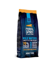 PRIMAL SPIRIT Wild Waters cu pește hrană câini 2x12 kg semi-moale
