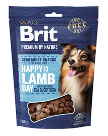 BRIT Premium Dog Semi-moist Snack Lamb 180 g recompensă semi-umedă cu miel pentru câini