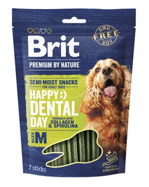 BRIT Premium Dog Dental Semi-moist Snack M 180 g gustare dentară câini mici și medii