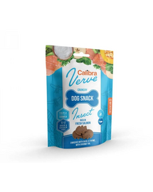 CALIBRA Dog Verve Crunchy Snack 150 g gustări fără cereale cu insecte și somon proaspăt