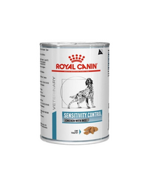 ROYAL CANIN Dog Sensitivity Chick 48x410g hrană dietă câini cu sistem digestiv sensibil
