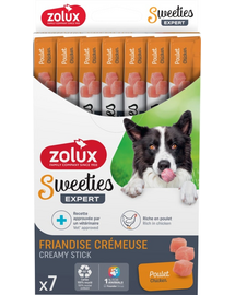 ZOLUX Gustare cremoasă pentru câini SWEETIES cu pui 7x14g