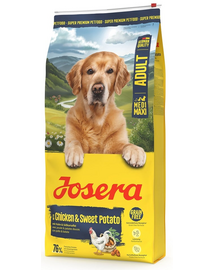 JOSERA Chicken with Sweet Potato Adult 12,5kg hrană câine talie medie și mare