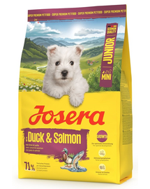JOSERA Duck and Salmon Junior Mini 3kg hrană câine junior rasă mică