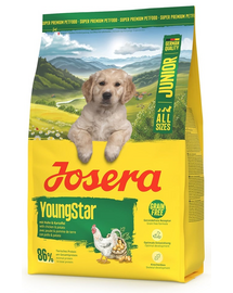 JOSERA YoungStar 3kg hrană pentru căței, fără cereale