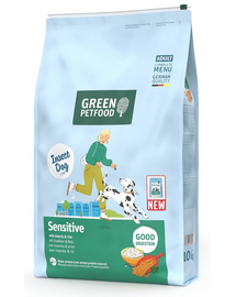 GREEN PETFOOD InsectDog Sensitive 10 kg hrană hipoalergenică cu insecte și orez pentru câini sensibili