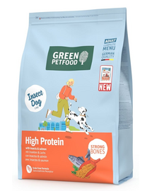 GREEN PETFOOD InsectDog with Salmon High Protein 3kg hrană câini activi, cu insecte și somon