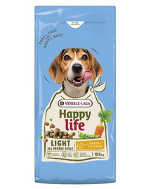 VERSELE-LAGA Happy Life Adult Light pui 12,5kg hrană câini supraponderali