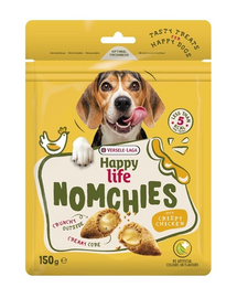 VERSELE-LAGA Happy Life Snack Nomchies Chicken 150g recompensă câini pentru imunitate