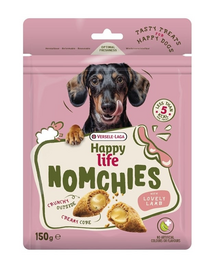 VERSELE-LAGA Happy Life Snack Nomchies Lamb 150g recompensă câini, cu miel, pentru susținerea digestiei