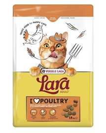 VERSELE-LAGA Lara Adult Turkey and Chicken 1,9 kg hrană pisici, curcan și pui