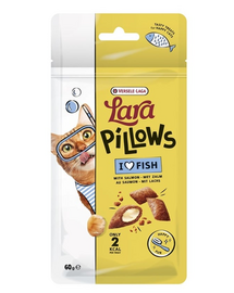 VERSELE-LAGA Lara Snack Pillows with Salmon Happy Fur 60g gustare pisici, susține blana sănătoasă