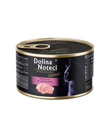 DOLINA NOTECI Premium Sterilised Bogata în curcan hrană umedă pisică sterilizată 185 g