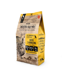 WIEJSKA ZAGRODA Hrana uscată curcan cu miel pentru câini, crochete M 2x9 kg